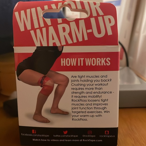 RockFloss tape new in box. 2 inch red - Picture 3 of 6